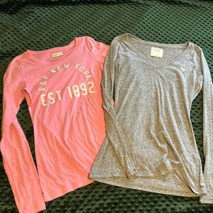 Abercrombie & Fitch long sleeve shirt bundle